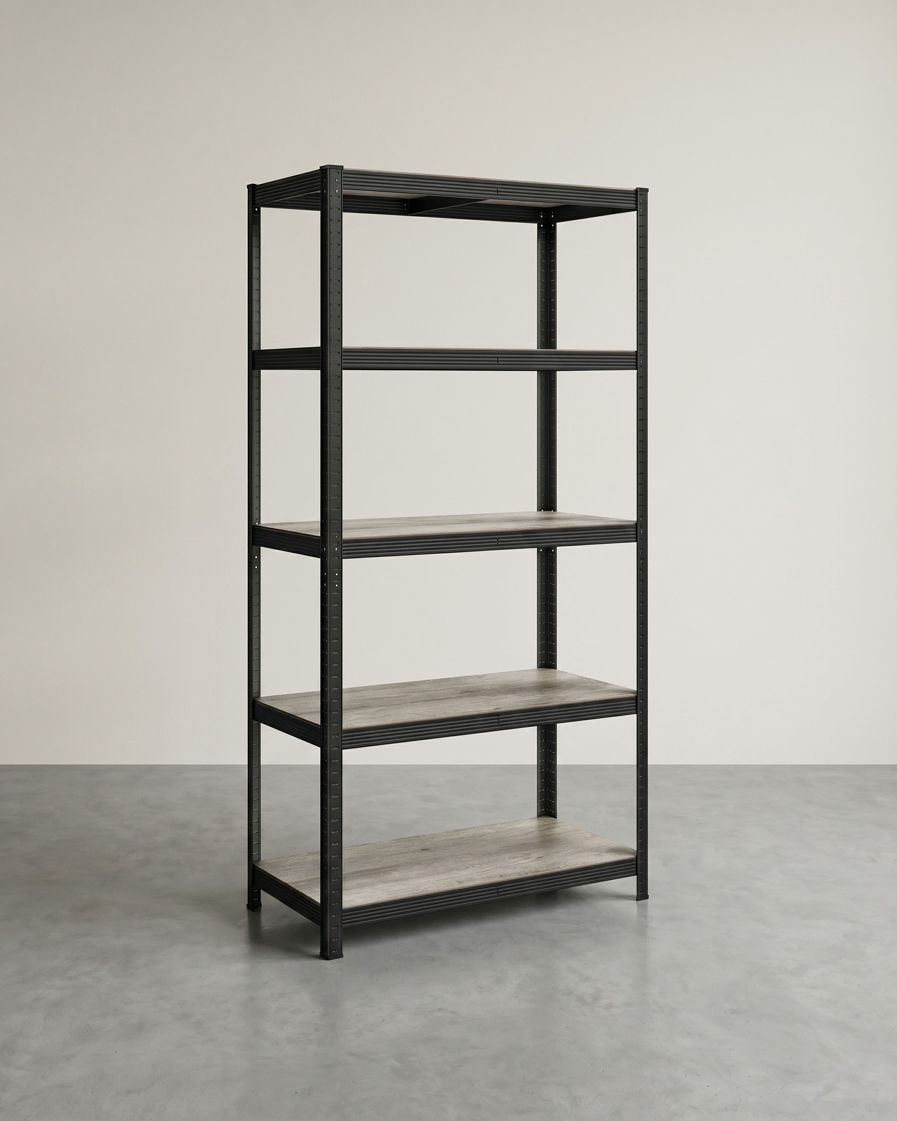 Regal - Stabiles Regal - Lagerregal – Grau/Schwarz
