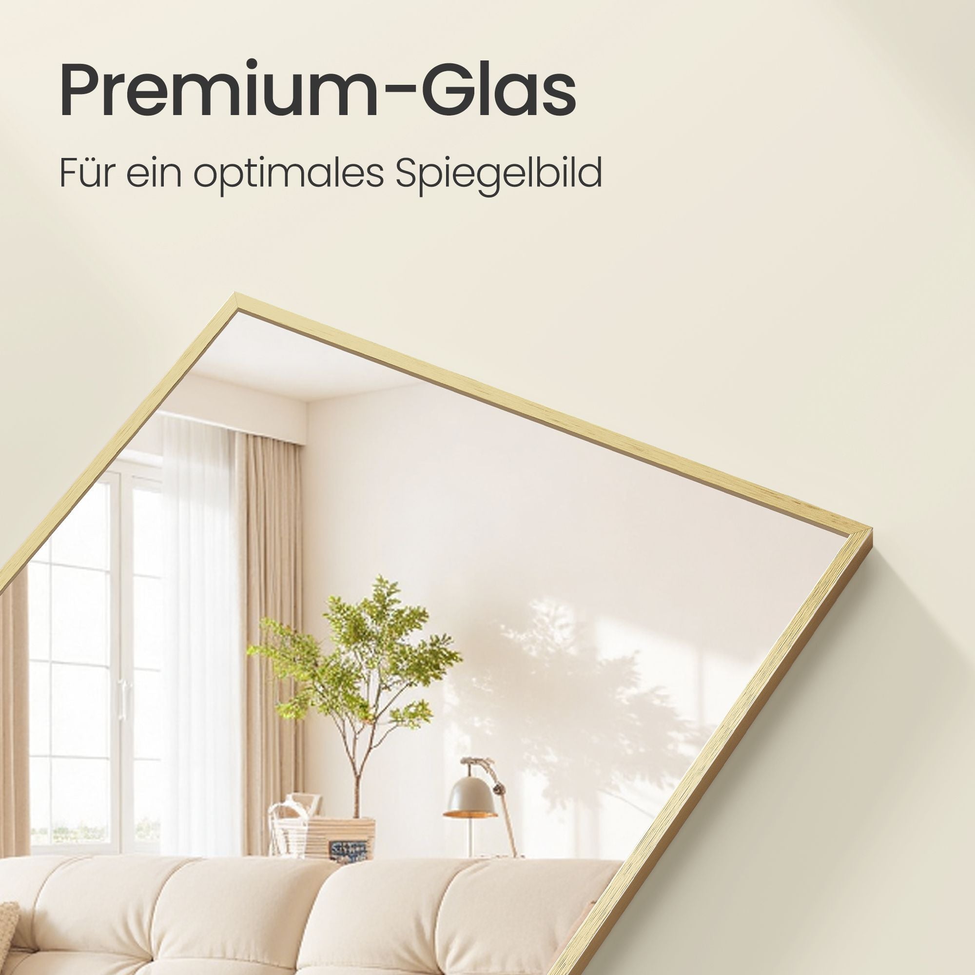 Standspiegel 160 x 50 cm - Bruchsicher Mit Aluminiumrahmen - Für Schlafzimmer