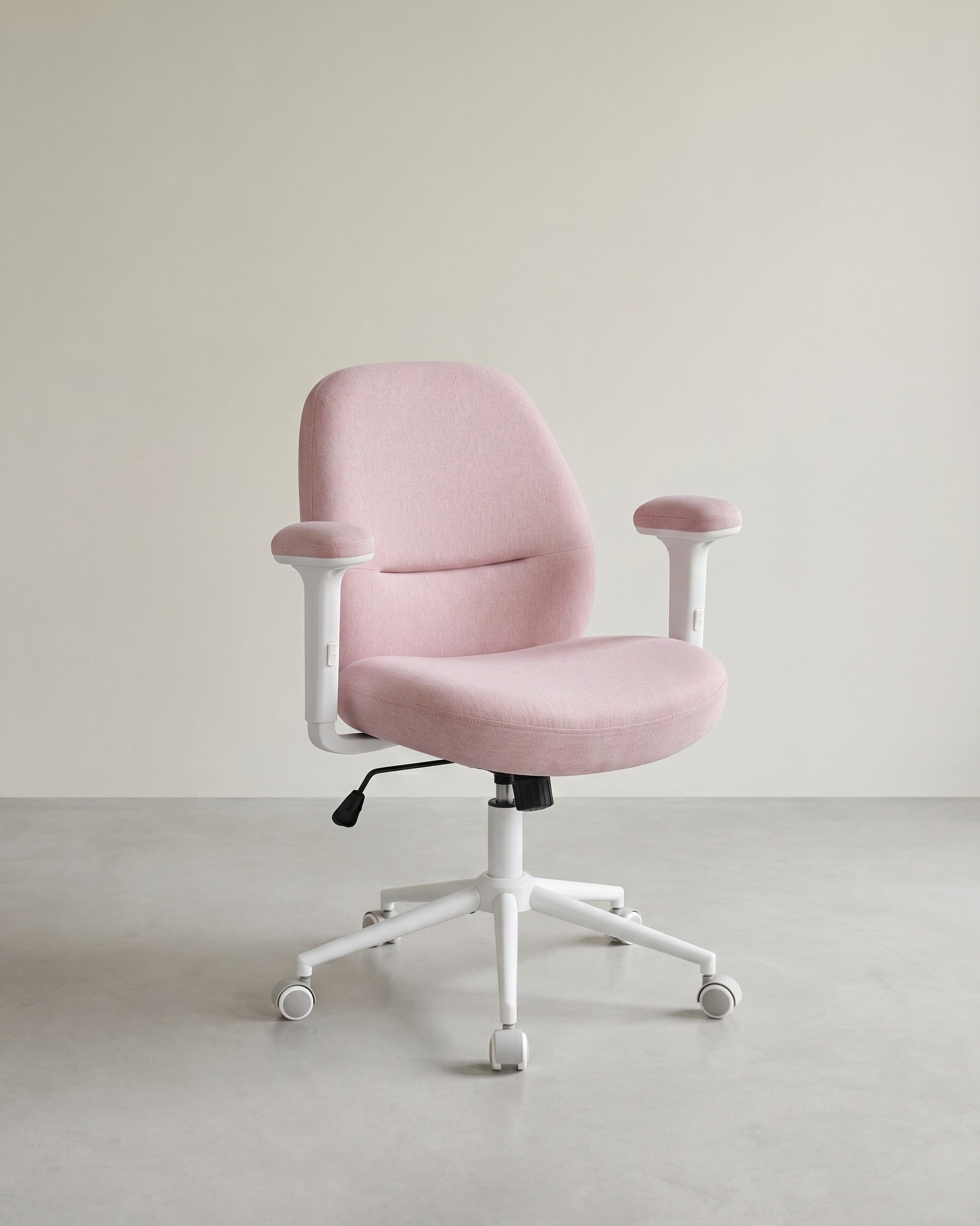 Moderner Bürostuhl – Ergonomisches Design – Höhenverstellbar – Atmungsaktive Polsterung – Bis 120 kg belastbar – Rosa