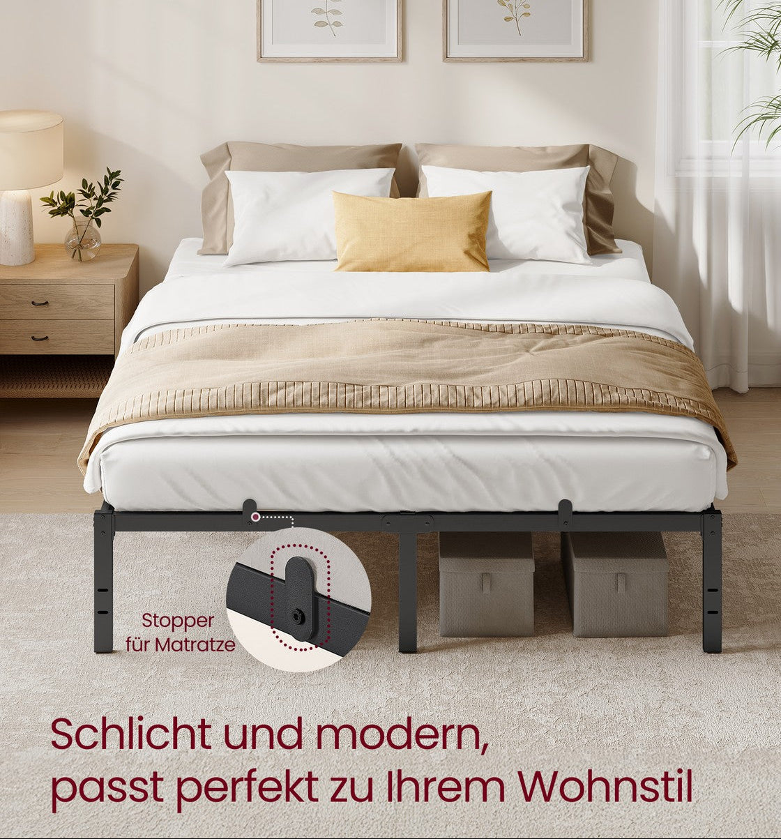 Bettgestell Metall 160x200 - Mit Stauraum - Modern Für Schlafzimmer