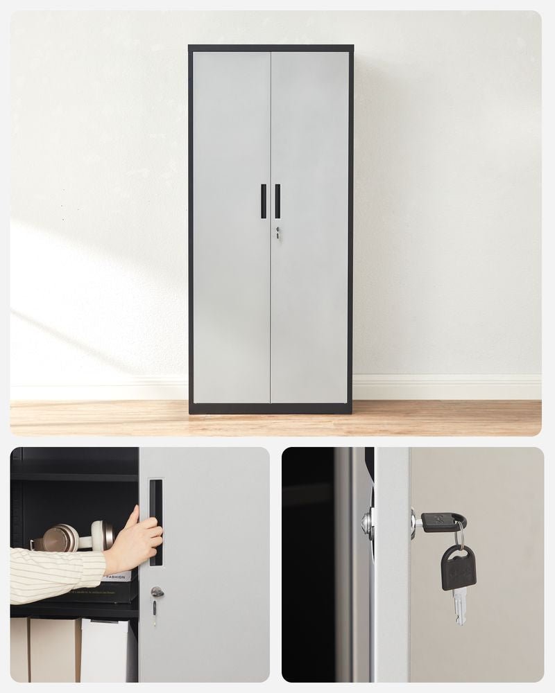 Aktenschrank 180 cm - Stahlschrank - Büroschrank