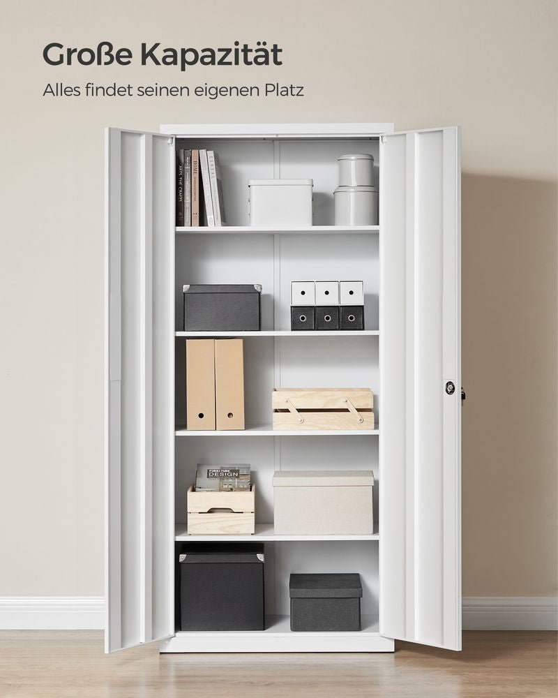 Aktenschrank 180 cm - Stahlschrank - Büroschrank