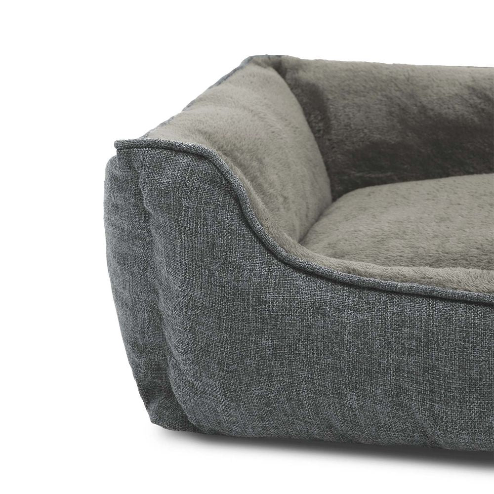 Komfortables Hundebett - Hundekorb rutschfest - Abnehmbarer Bezug