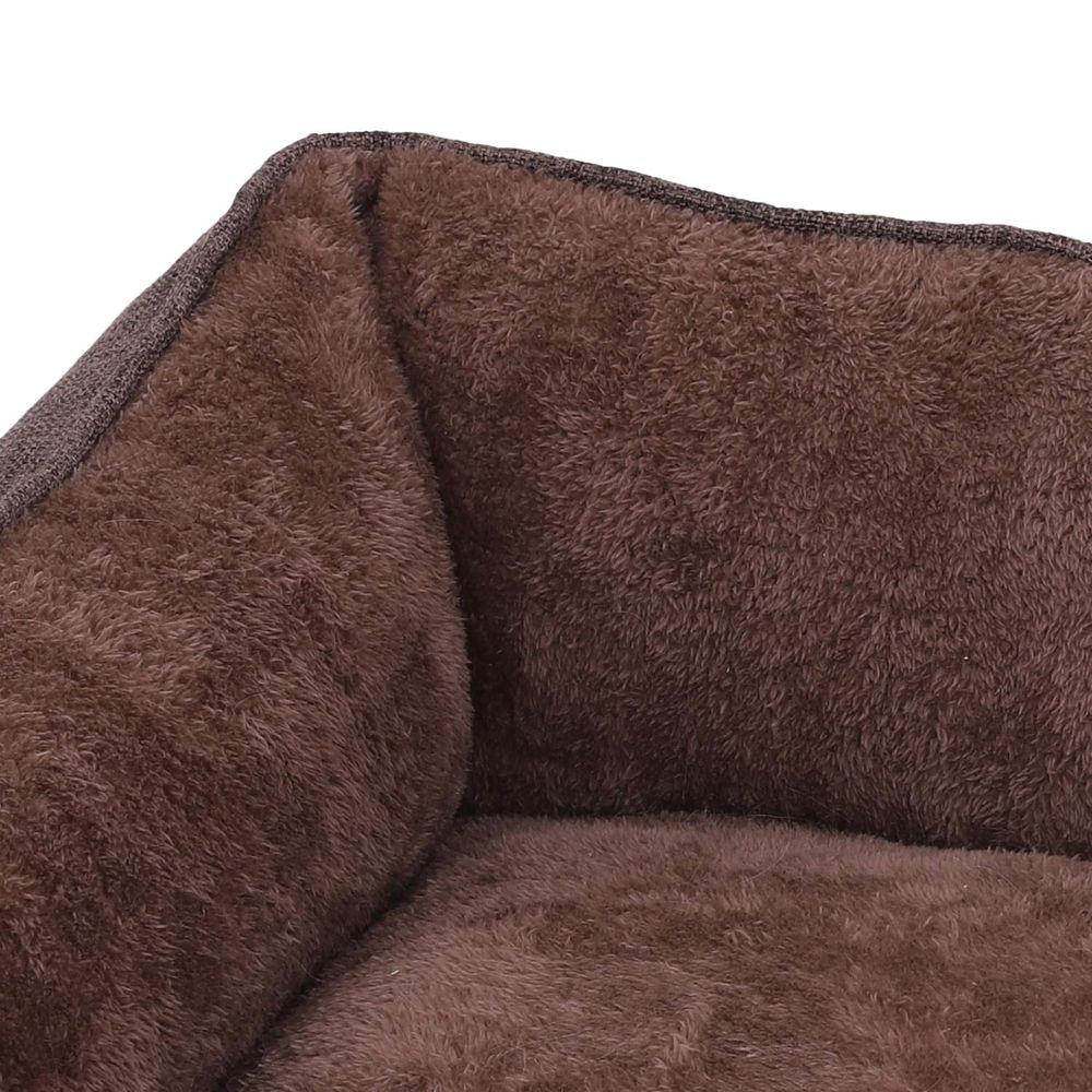 Komfortables Hundebett - Hundekorb rutschfest - Abnehmbarer Bezug