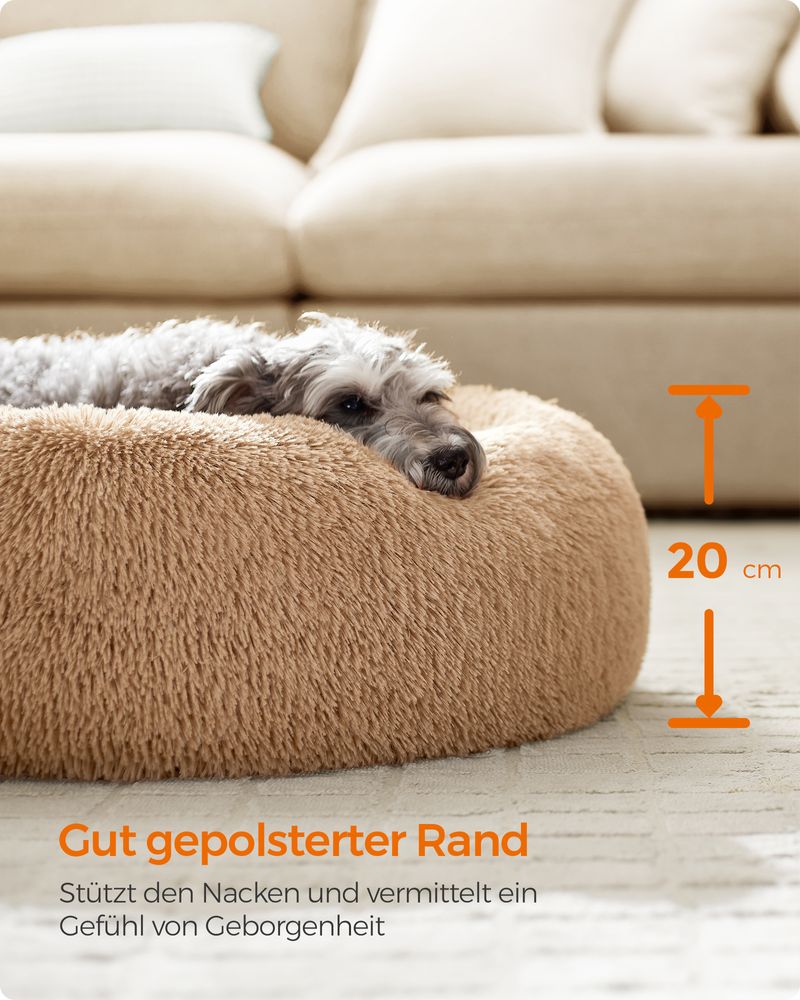 Donutförmiges Hundebett – Extra weich und bequem