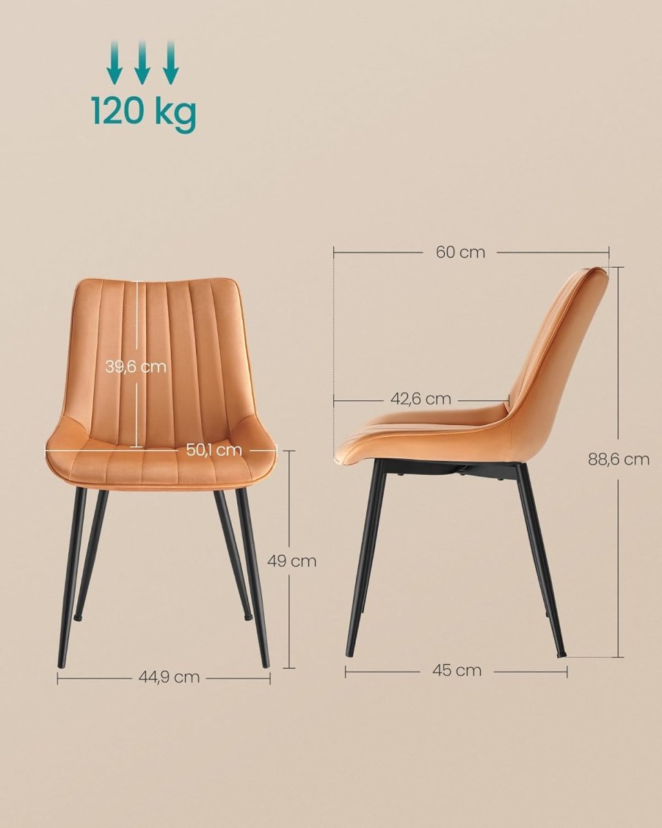 Elegante Esszimmerstühle - 2er-Set
