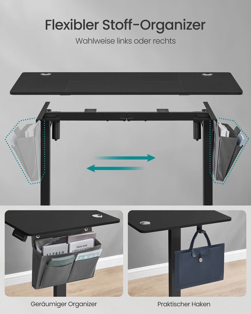 Elektrischer Hoch-Niedrig-Schreibtisch - Elektrisch verstellbar - Arbeitsplatz - Ergonomischer Schreibtisch