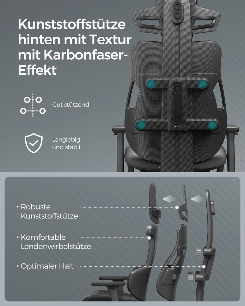 Elite Gaming 2.0 Ergonomischer Gaming-Stuhl – Vollständig verstellbarer Gaming-Stuhl – Gaming-Stuhl