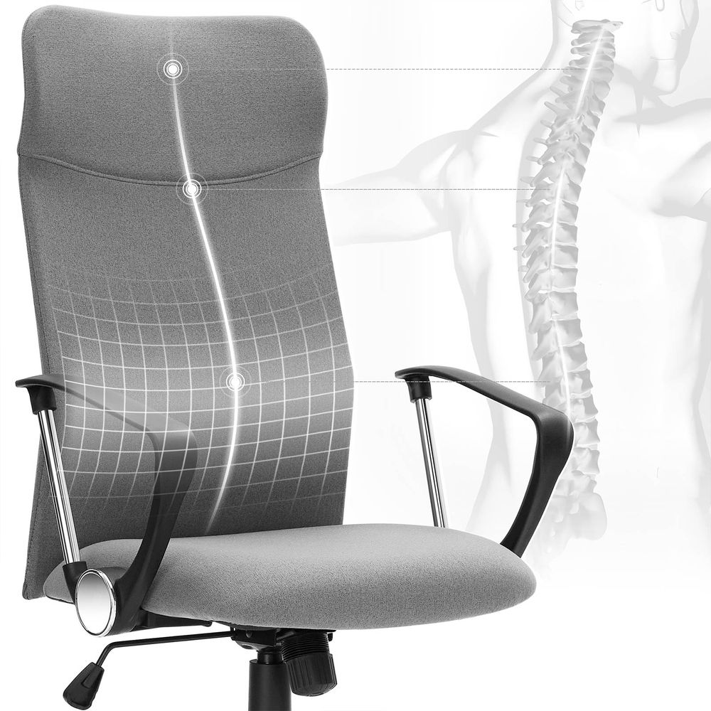 Ergonomischer Bürostuhl mit bequemer Stoffpolsterung