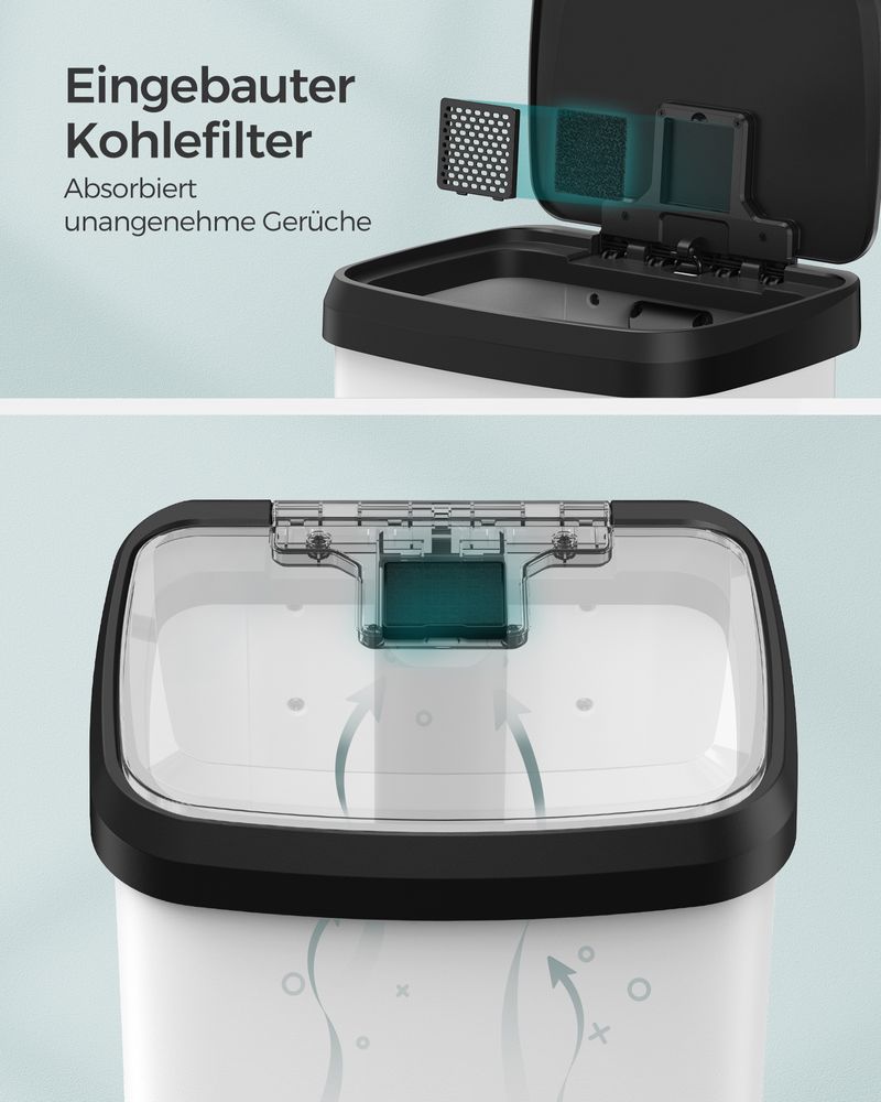 Großer Abfalleimer 68 Liter - Abfalleimer - Treteimer