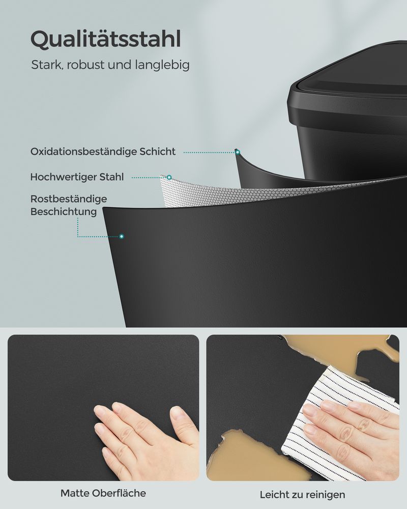 Großer Abfalleimer 68 Liter - Abfalleimer - Treteimer