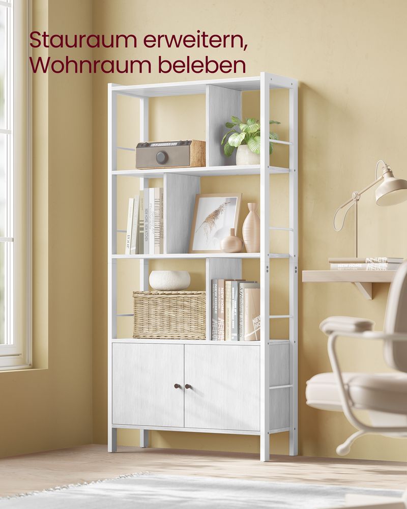 Industrielles Bücherregal mit Zickzack-Design – Stilvoll und funktional
