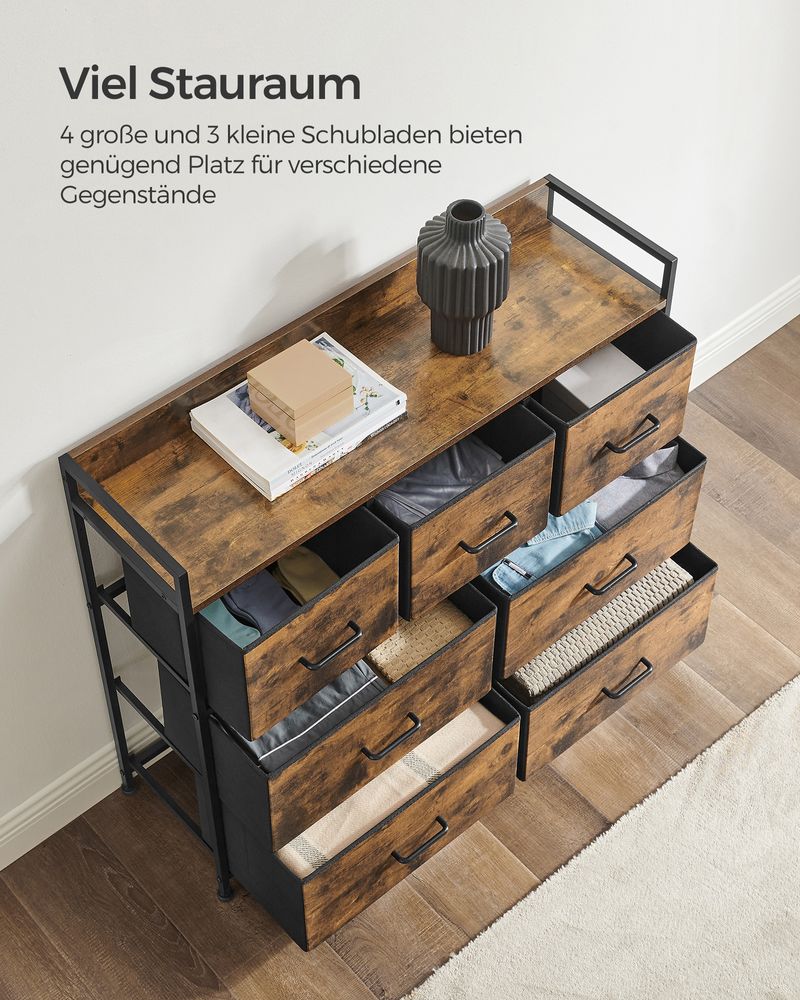 Industriekommode mit 7 Schubladen – Stilvoll und praktisch
