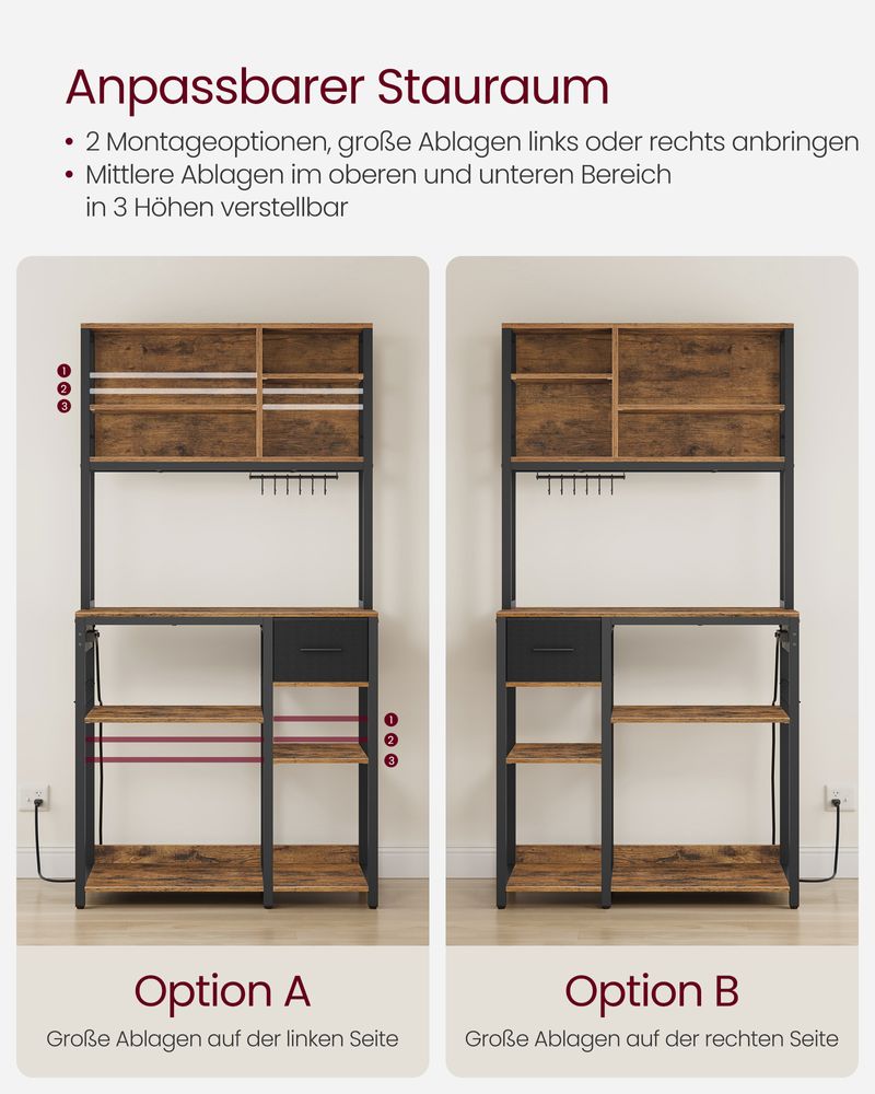 Küchenschrank mit Einbausteckdosen – Multifunktional und sicher