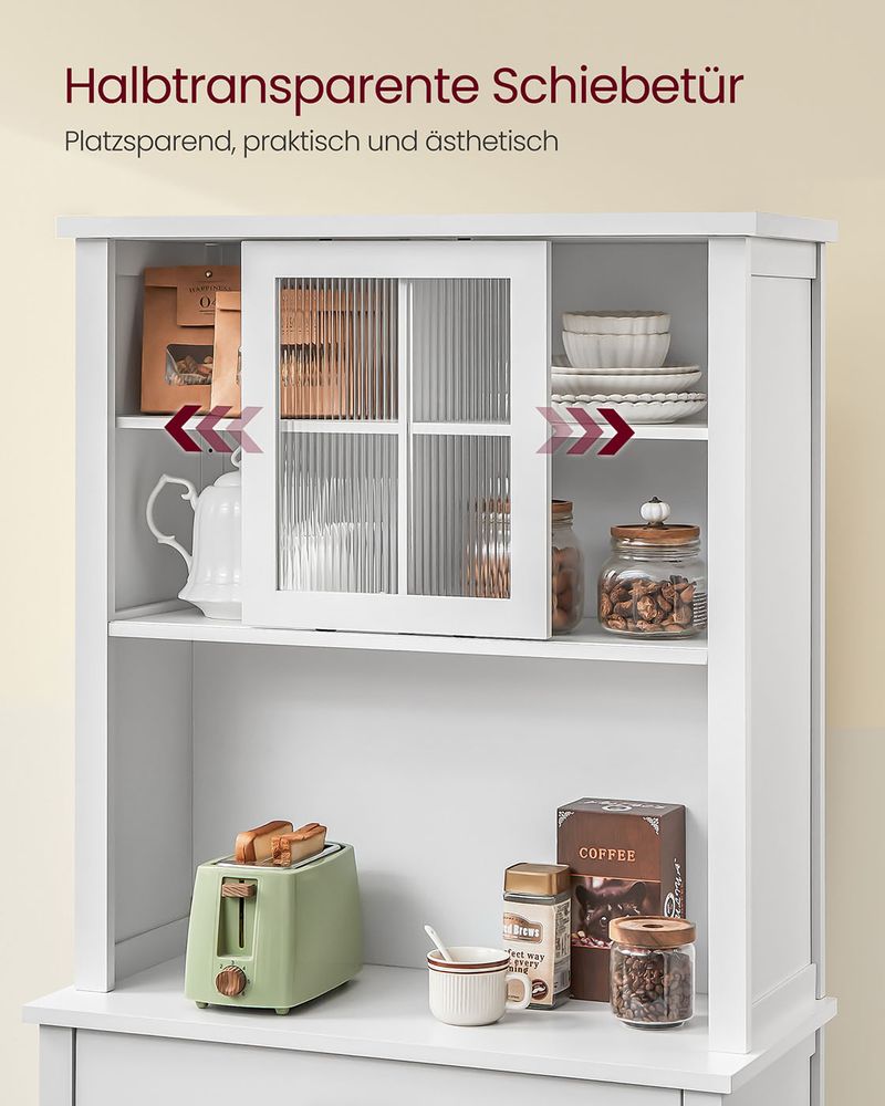 Küchenschrank mit Beleuchtung und Steckdose