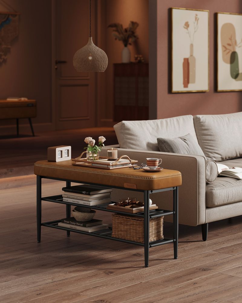Luxus Schuhbank - Polstersofa mit Stauraum