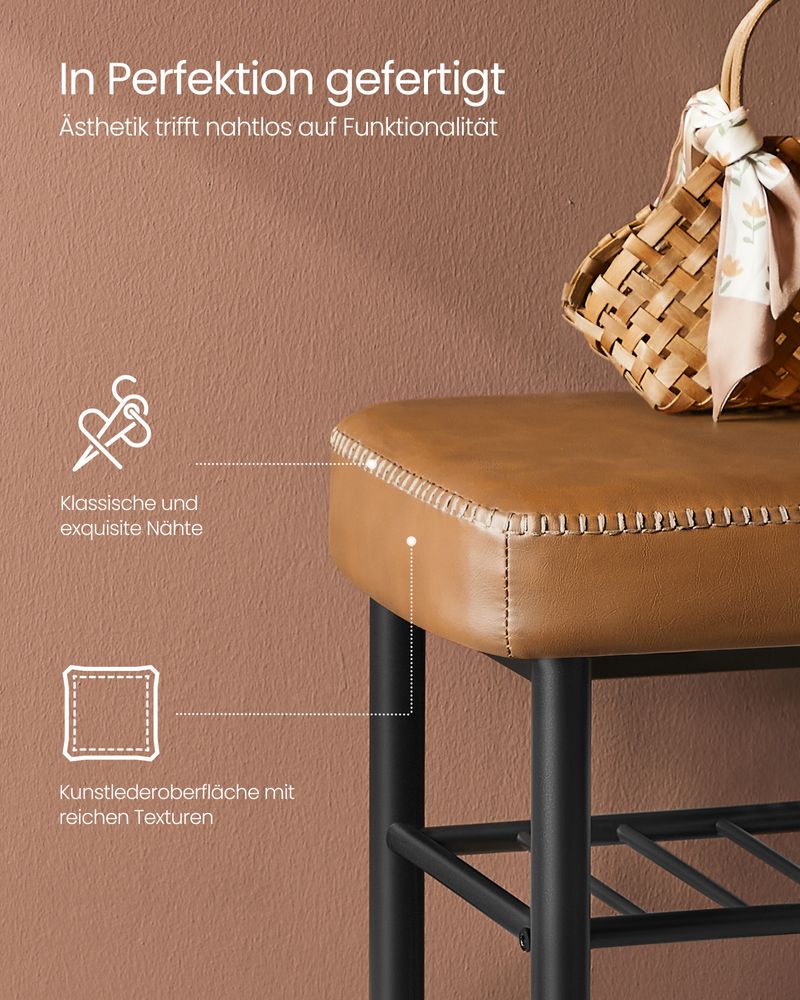 Luxus Schuhbank - Polstersofa mit Stauraum