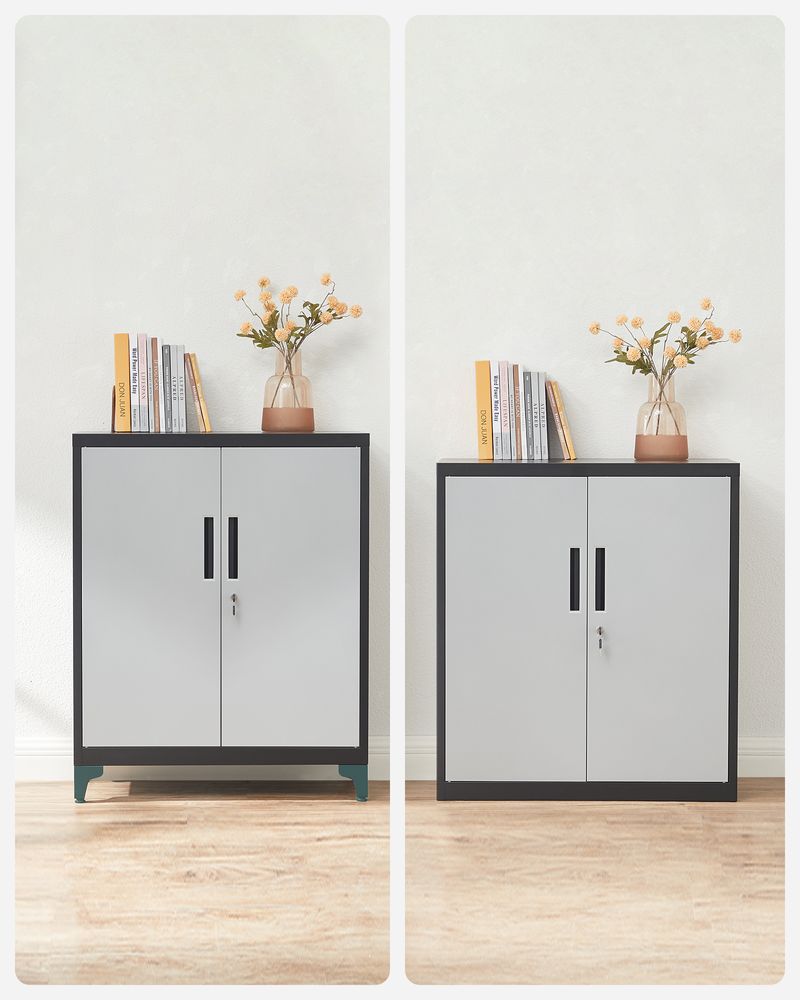Multifunktionaler Lagerschrank mit verstellbaren Regalen - Archivschrank