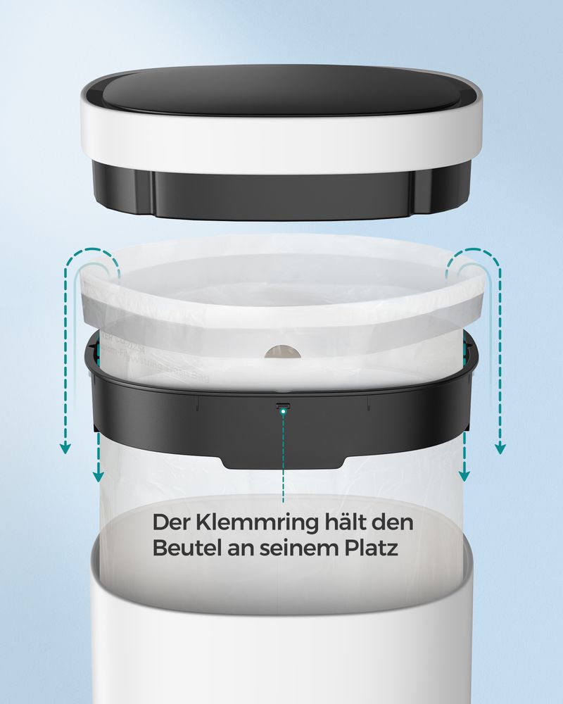 Smart Sensor Abfalleimer 50L - Mülleimer - Kompakt