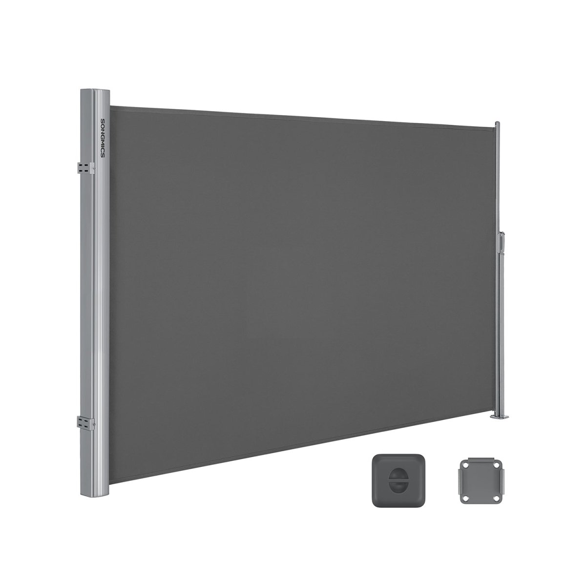 Ausziehbare Seitenmarkise - Gartenmarkise - Balkonmarkise - 200 x (300-350-400) cm
