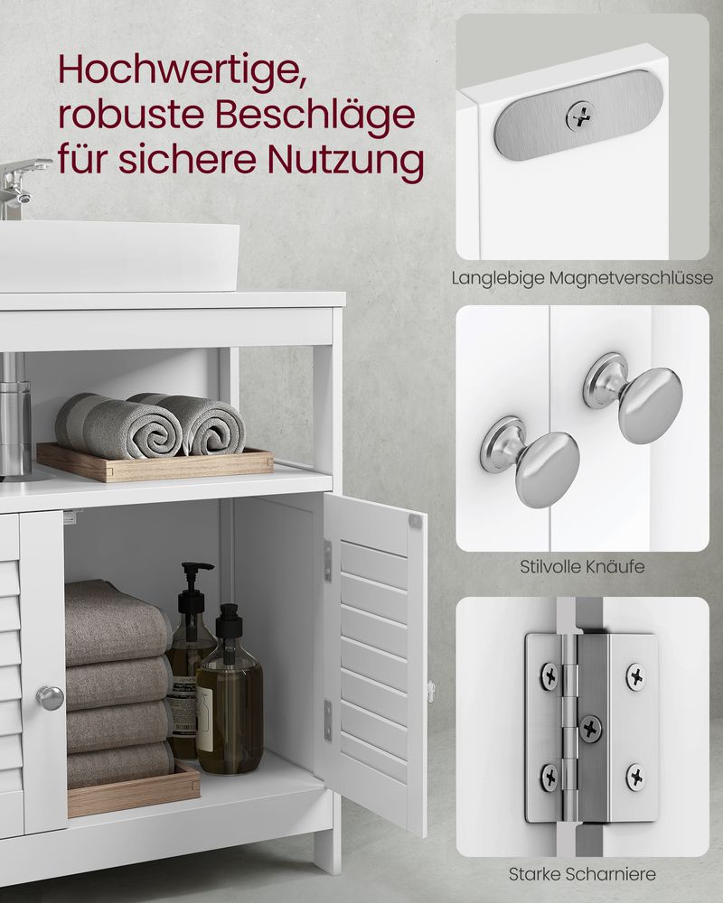 Waschbeckenschrank - Badezimmerschrank - Schrank unter Waschbecken