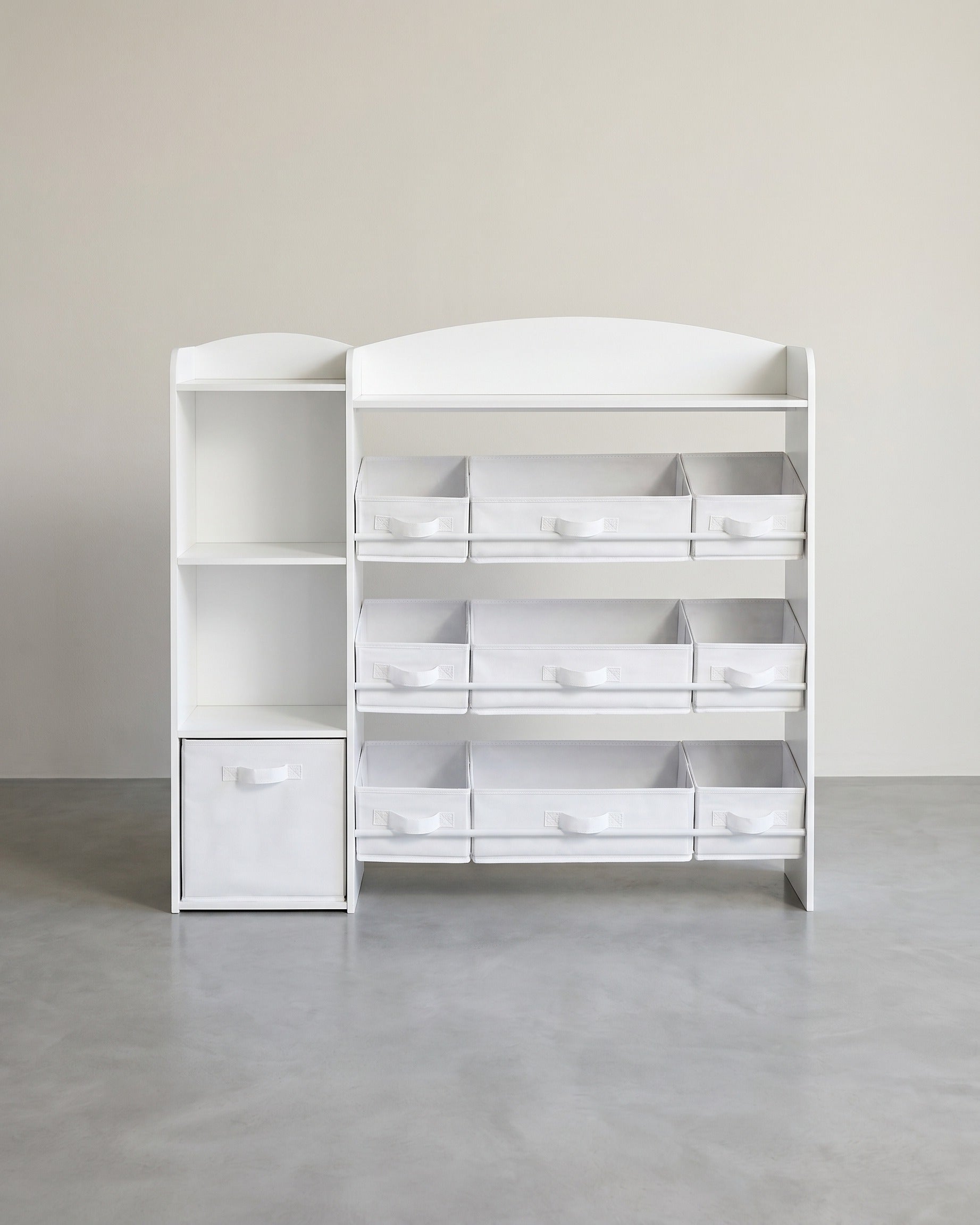 Kinderschrank Mit Offenen Fächern Und Boxen - Montessori-Regal - Für Spielzeug