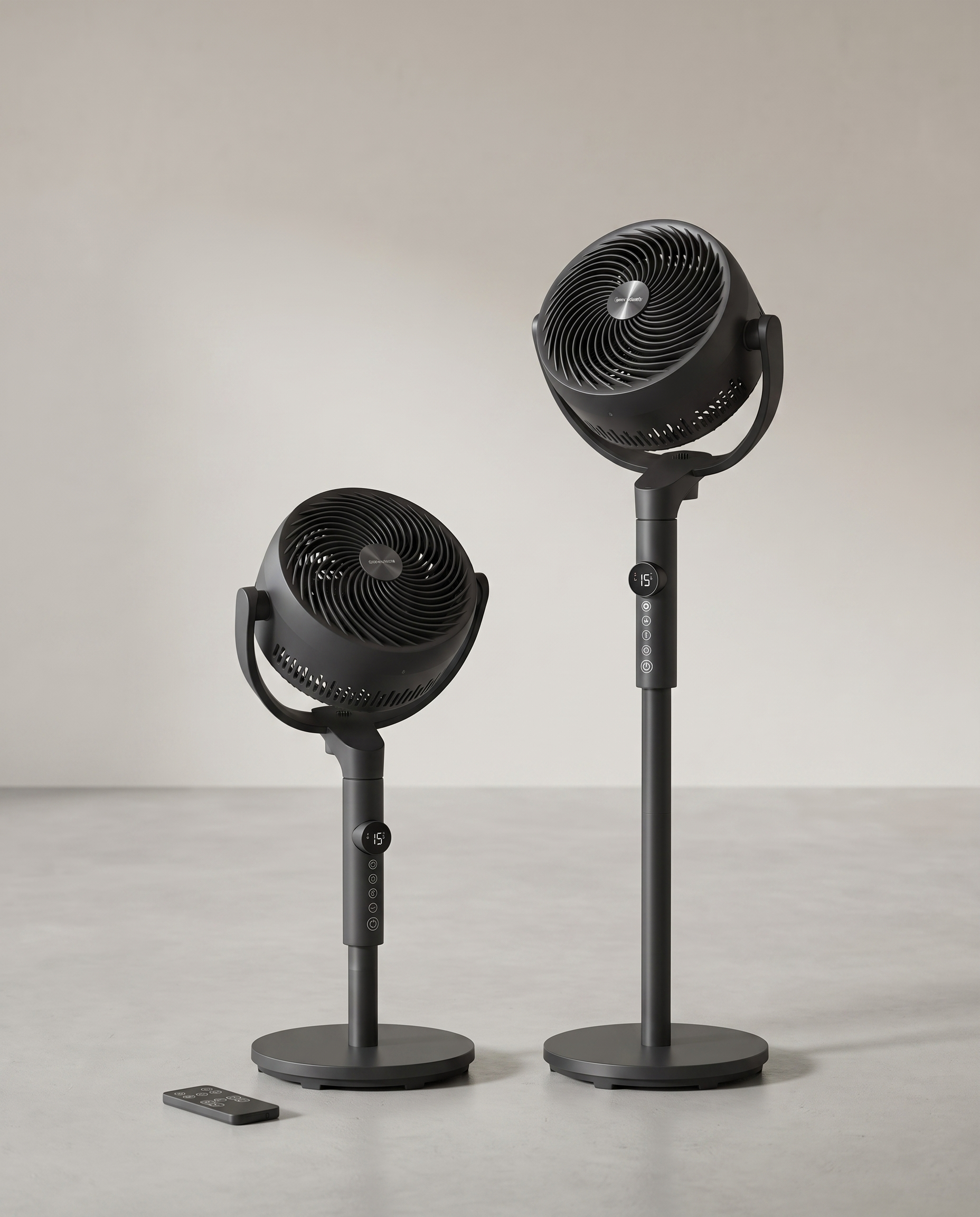 Standventilator – Leise (20 dB) – Mit Fernbedienung – 15 Geschwindigkeitsstufen – Timer