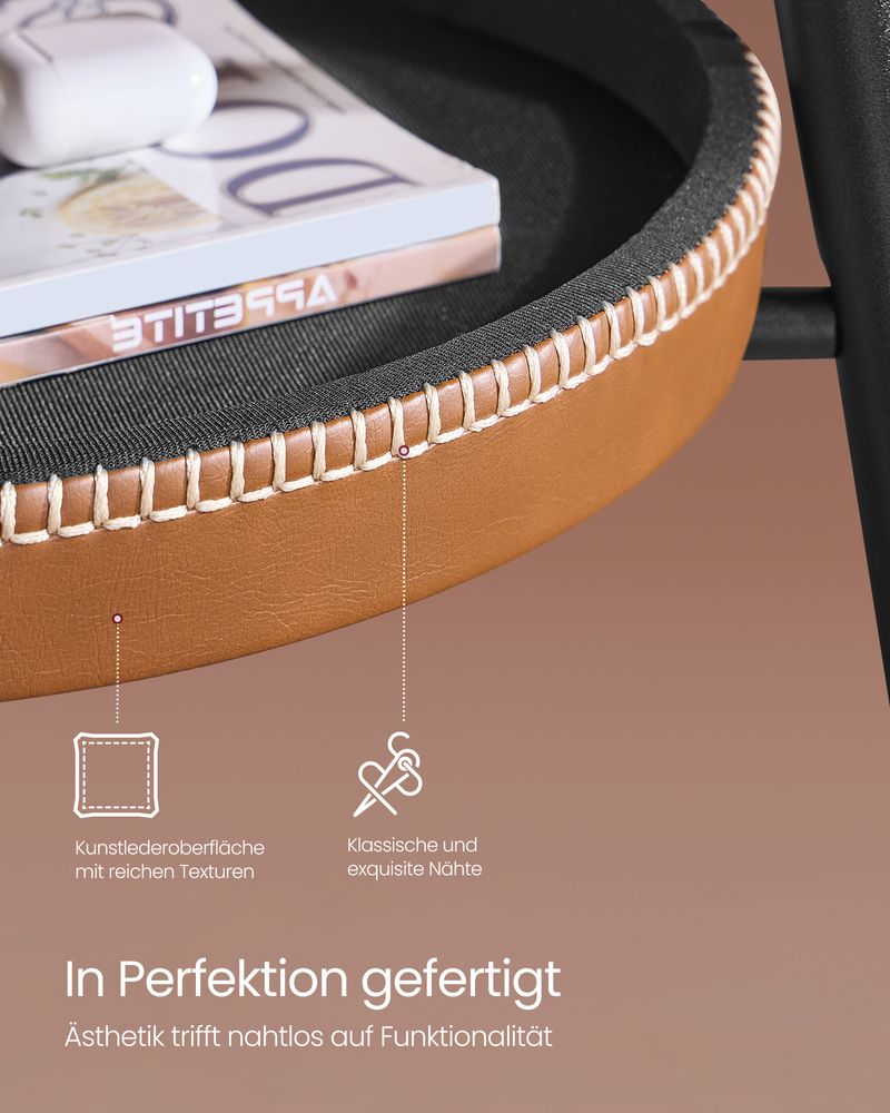 Design-Stehtisch – Runder Tisch mit Schublade – Preisgekröntes Design