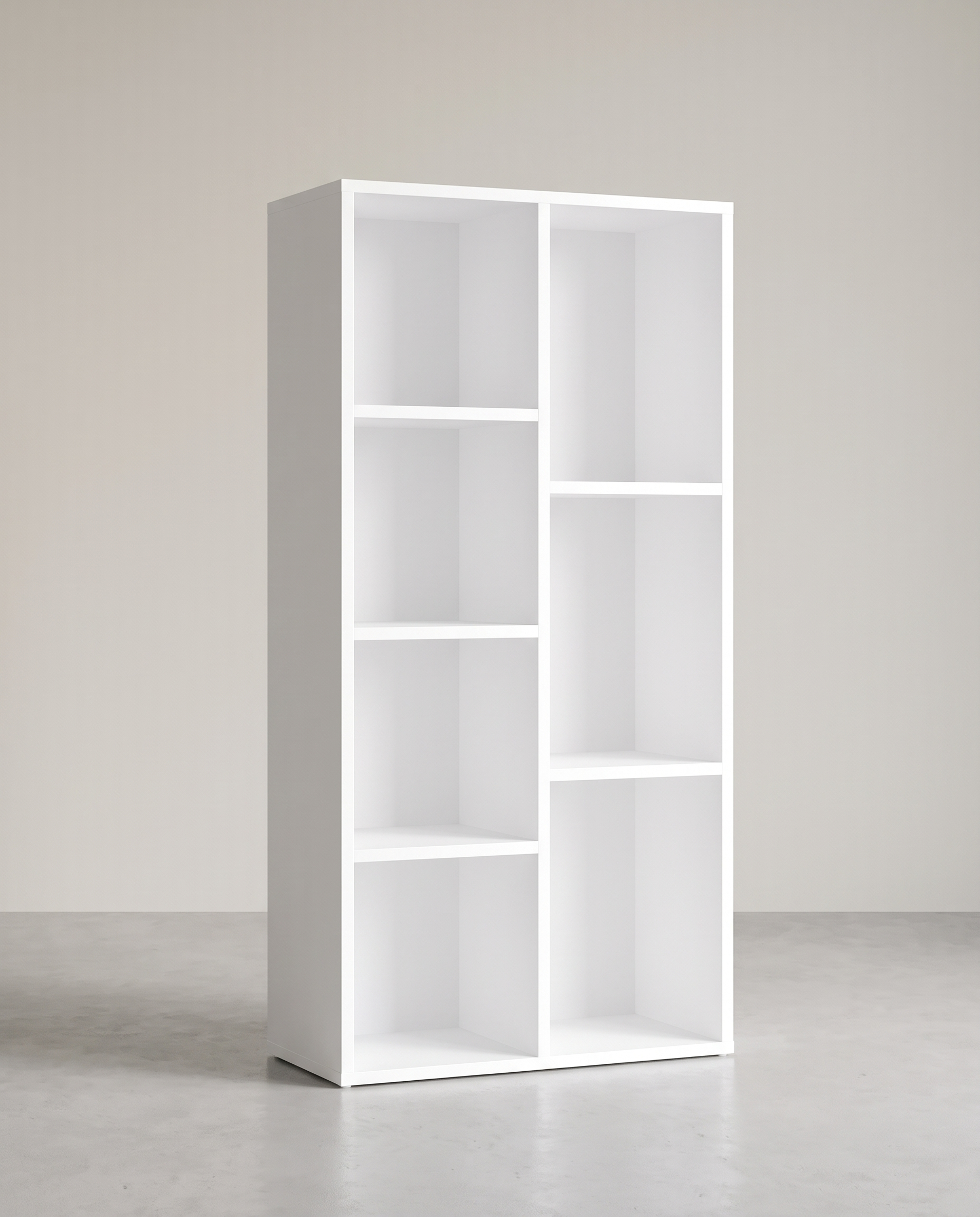 Bücherregal – Aufbewahrungsschrank – 5 oder 7 Fächer – 50 x 24 x 80 oder 106 cm