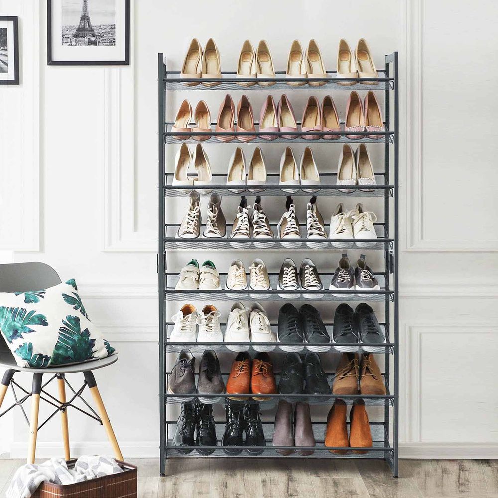 8-stöckiges Schuhregal – stapelbares Lagerregal – Schuh-Organizer