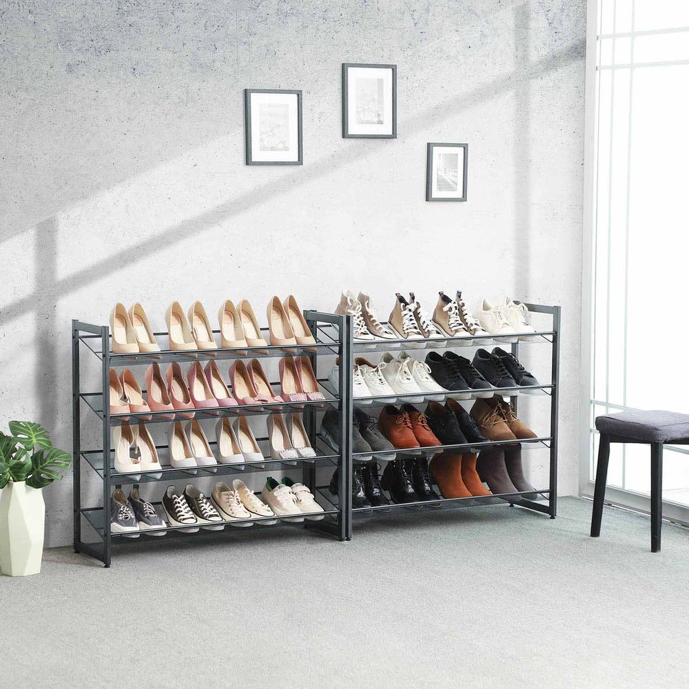 8-stöckiges Schuhregal – stapelbares Lagerregal – Schuh-Organizer