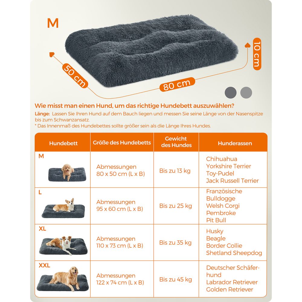 Weiches und vielseitiges Hundekissen – 10 cm dick
